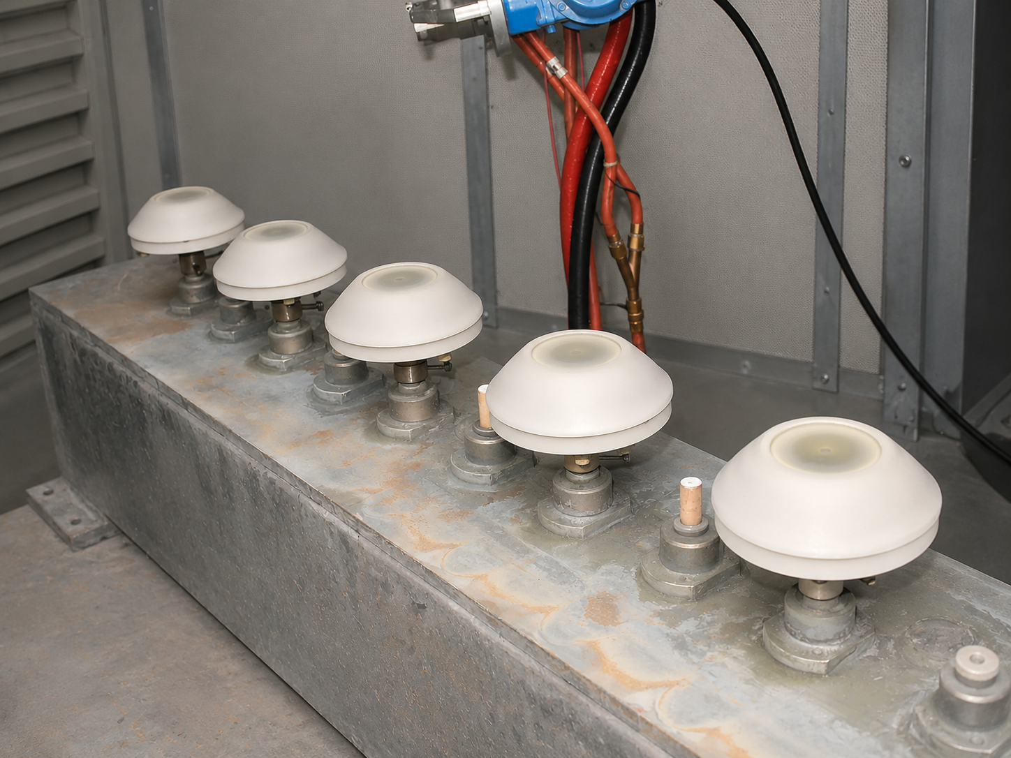 Thermal barrier coating applied by plasma spray for high temperature components
