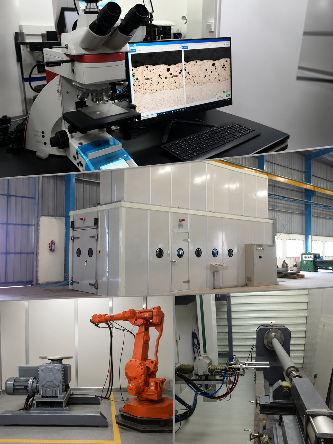 APT coating workshop capability for industrial thermal spray services