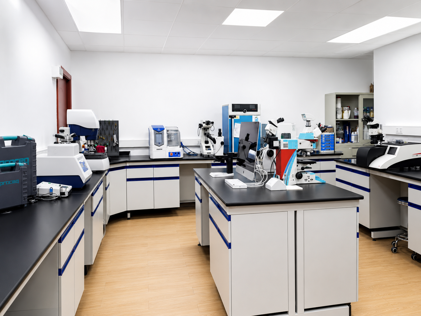 APT Coating analytical lab workspace for thermal spray testing and technical support