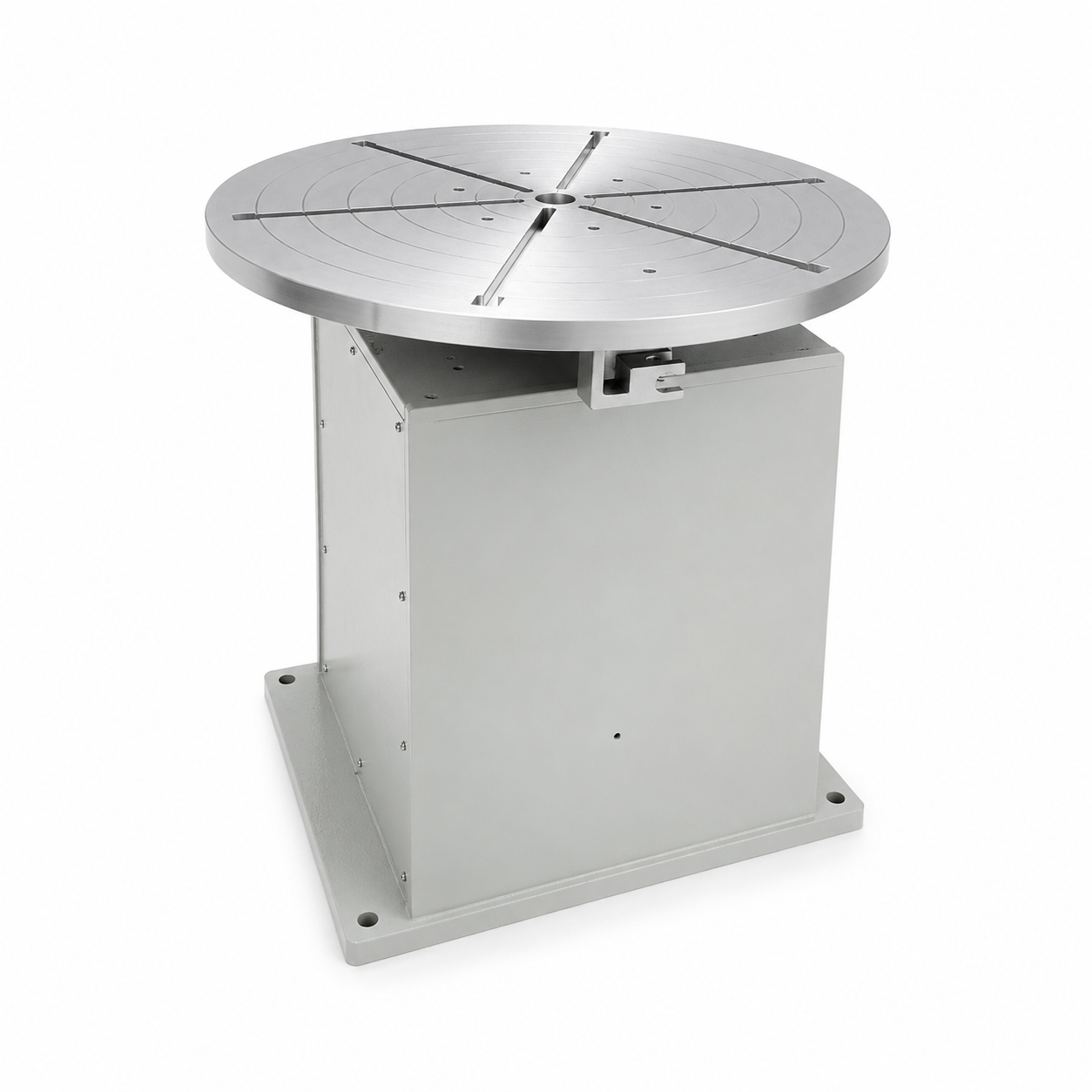 Industrial rotary turntable for thermal spray processing