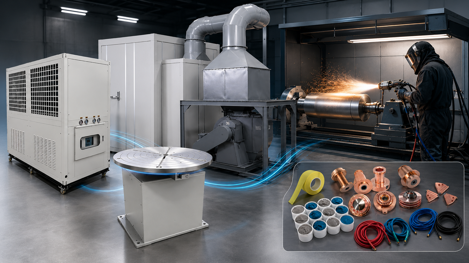Auxiliary coating equipment from APT Coating