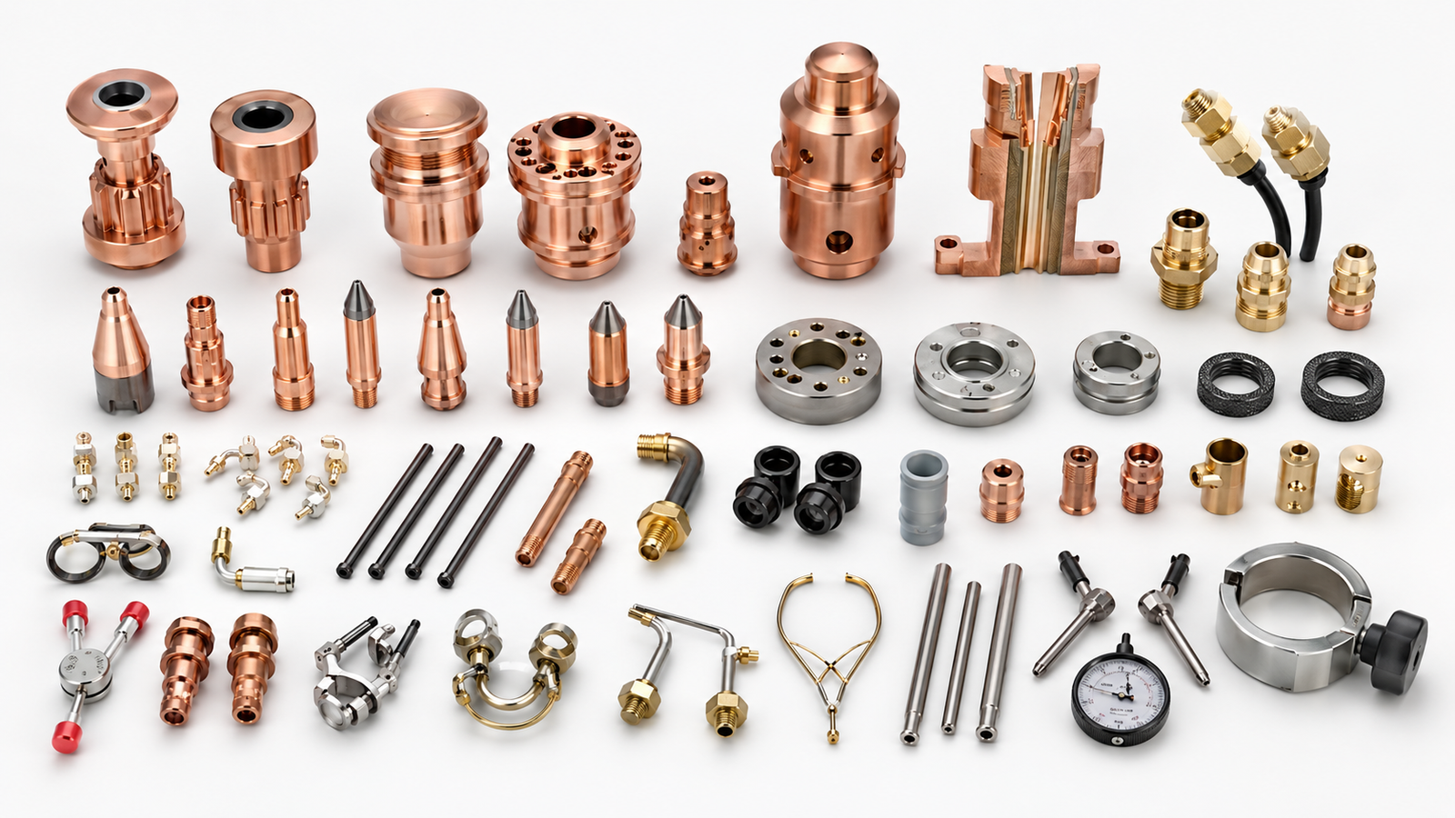 Thermal spray electrodes and nozzles for plasma spray and HVOF spray gun maintenance